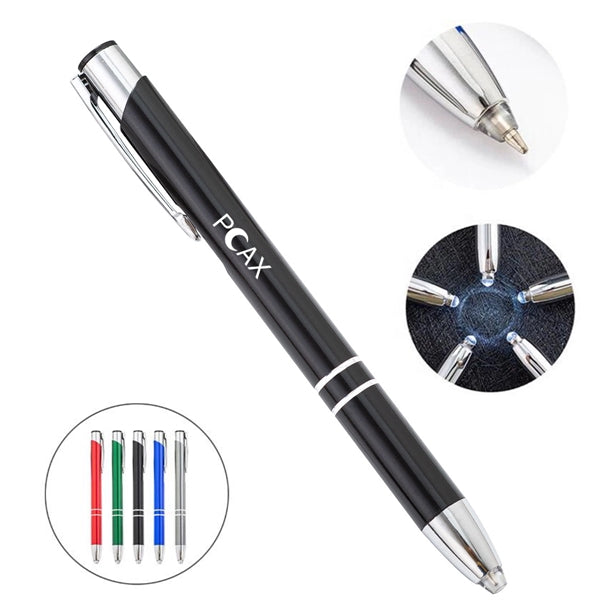 Metal Ballpen With Led Light
