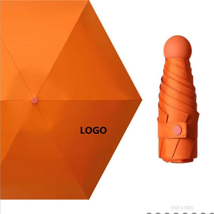 Mini Windproof Folding Travel Sun and Rain Umbrellas