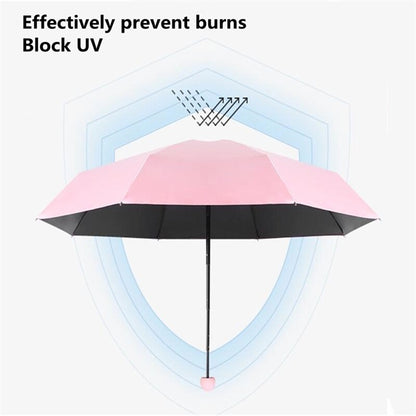 Mini Windproof Folding Travel Sun and Rain Umbrellas