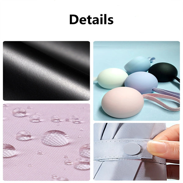 Mini Windproof Folding Travel Sun and Rain Umbrellas