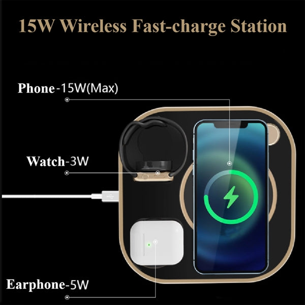 15W 3 In 1 Charging Station Multiple Devices