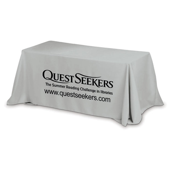 3-Sided Economy Table Covers & Throws (Full Color)