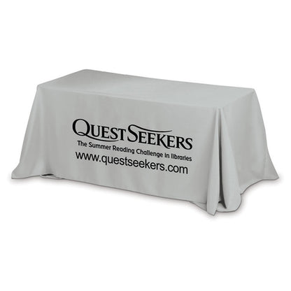 3-Sided Economy Table Covers & Throws (Full Color)