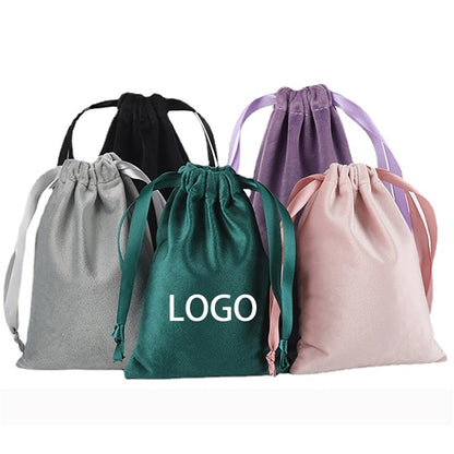 Luxury Velvet Drawstring Gift Bags for Gifts and Crafts.