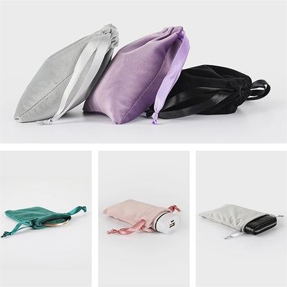 Luxury Velvet Drawstring Gift Bags for Gifts and Crafts.