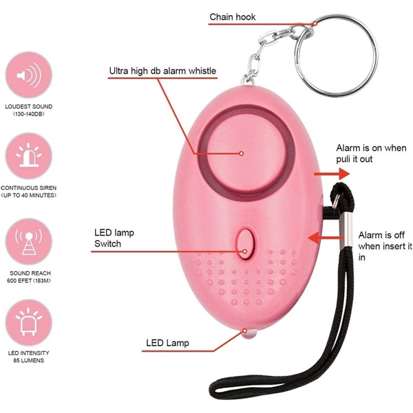 Personal Security Alarm Keychain