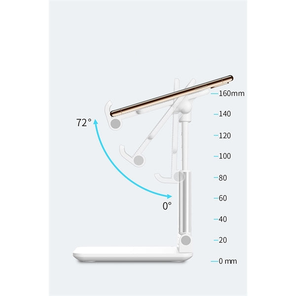 Adjustable Angle Height Desk Holder Stand for Phone & Pad