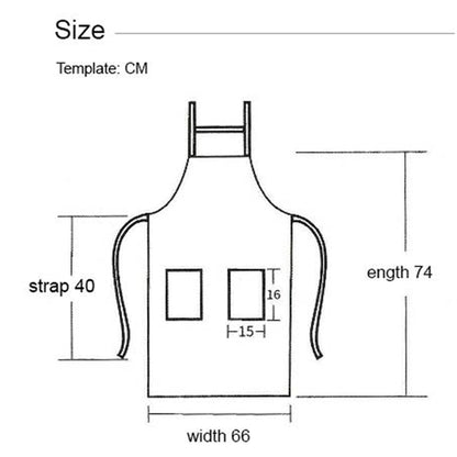 12 oz Woven knitted Two-Tone Kitchen Aprons w/ 2 pockets
