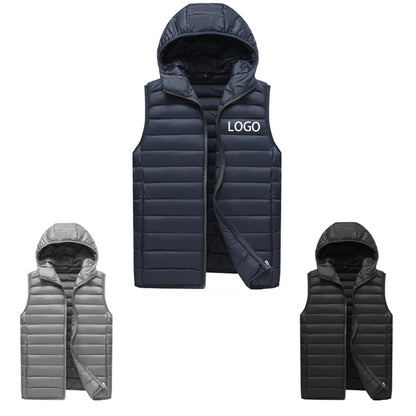 Puffer Vest with Hood