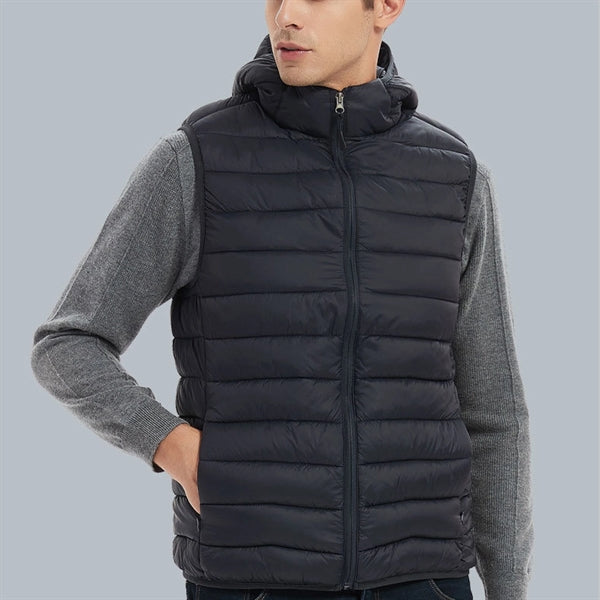 Puffer Vest with Hood