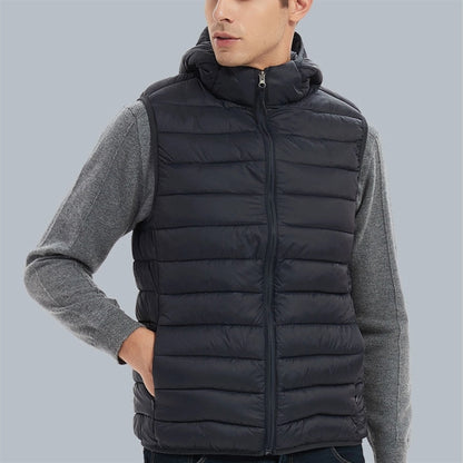 Puffer Vest with Hood