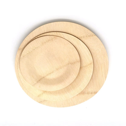 Round Bamboo Plates