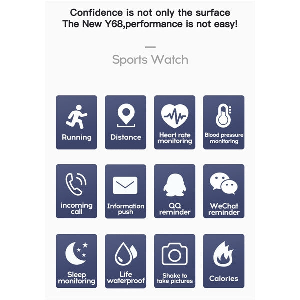 Smart Fitness Tracker Watch