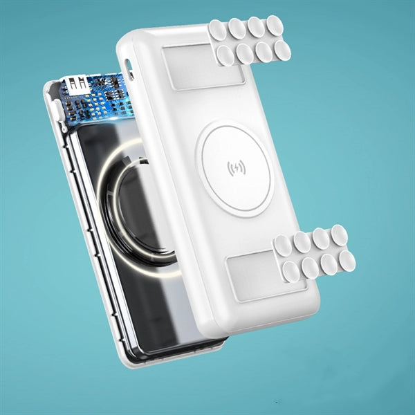 20000mAh Wireless Power Bank Charger With Suction Cups