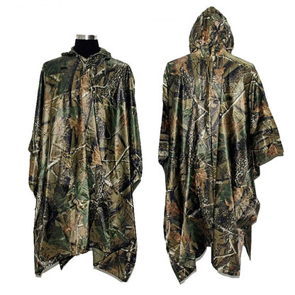 Camouflage Raincoat Poncho
