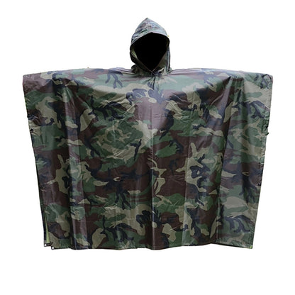 Camouflage Raincoat Poncho