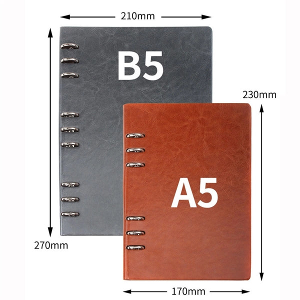 A5 6-Ring Loose Leaf Binder Journal
