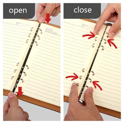 A5 6-Ring Loose Leaf Binder Journal