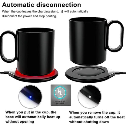 Mug Warmer And Wireless Charger Set