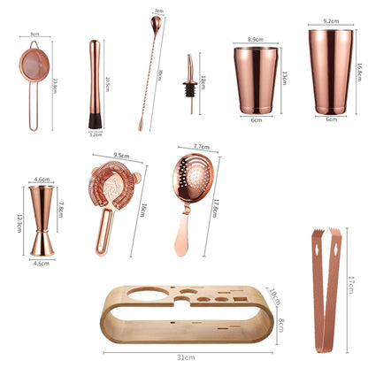 11 Pieces Bartender Kit
