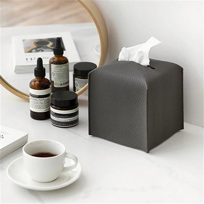 Leather Tissue Box