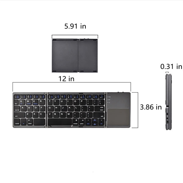 Wireless Keyboard With Touchpad