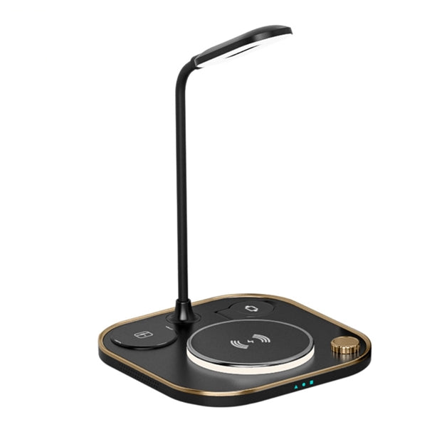 Multi-Functional Foldable LED Desk Lamp w/Wireless Charger