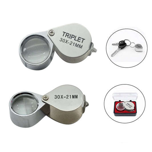 Foldable 30X Jewelers Loupe Magnifier