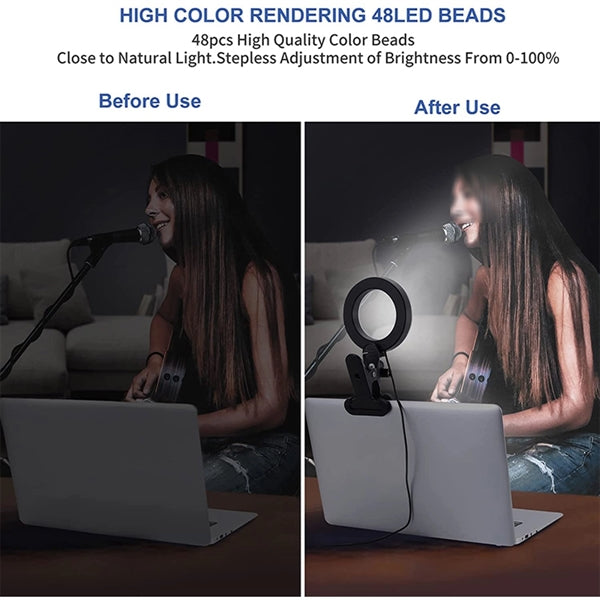 Professional Rechargeable Selfie Ring Light