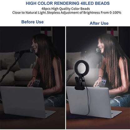 Professional Rechargeable Selfie Ring Light
