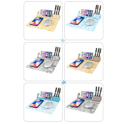 Wireless Charging Mouse Pad Charger With Pen Container