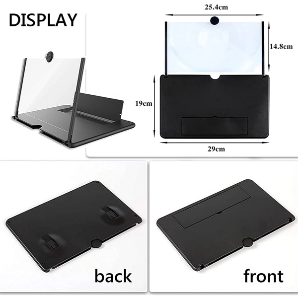 Screen Magnifier Stand 14 Inch 3D Foldable Amplifier