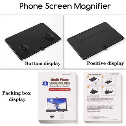 Screen Magnifier Stand 14 Inch 3D Foldable Amplifier