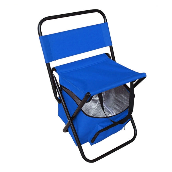 Foldable Camping Chair with Cooler Bag