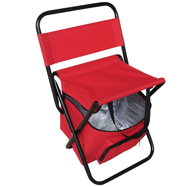 Foldable Camping Chair with Cooler Bag