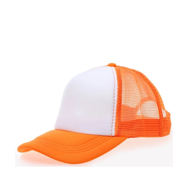 5 Panel Mesh Trucker Caps w/ Foam Crown & Plastic Snapback
