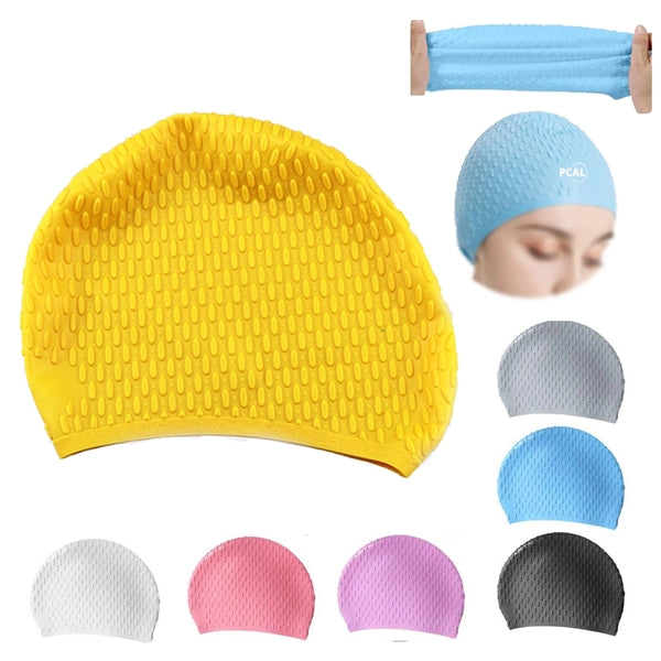 Unisex-Adult  Silicone Swim Cap