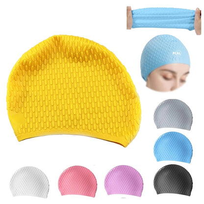 Unisex-Adult  Silicone Swim Cap