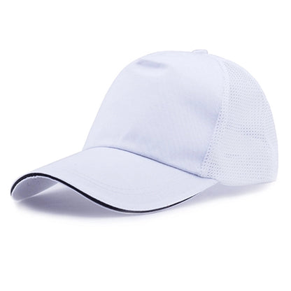 Structured 5-Panel Sandwich Trucker Mesh Cap w/ Plastic Snap