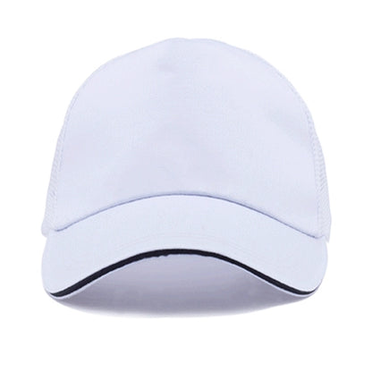 Structured 5-Panel Sandwich Trucker Mesh Cap w/ Plastic Snap
