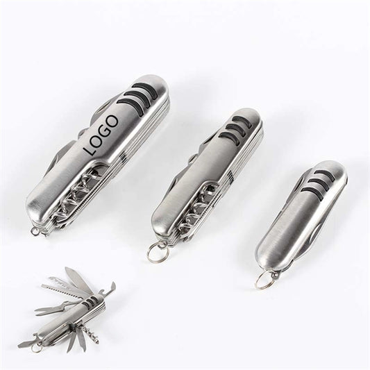 11 In 1 Multifunctional Stainless Steel Swiss Knife
