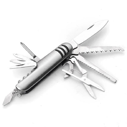 11 In 1 Multifunctional Stainless Steel Swiss Knife