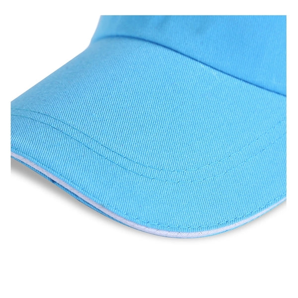 Structured 5-Panel Sandwich Bill Cap w/ Metal Tuck in Buckle