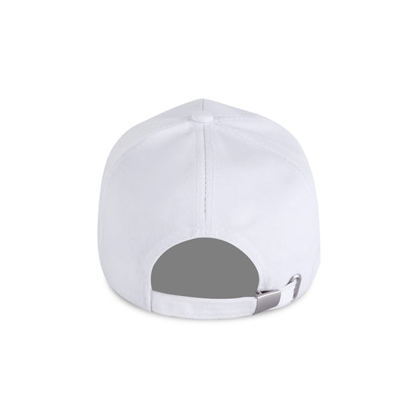 Structured 5-Panel Sandwich Bill Cap w/ Metal Tuck in Buckle