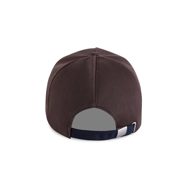 Structured 5-Panel Sandwich Bill Cap w/ Metal Tuck in Buckle
