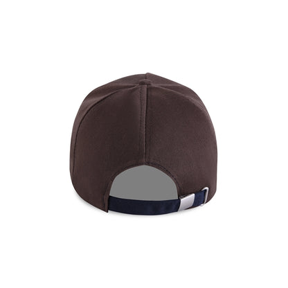 Structured 5-Panel Sandwich Bill Cap w/ Metal Tuck in Buckle