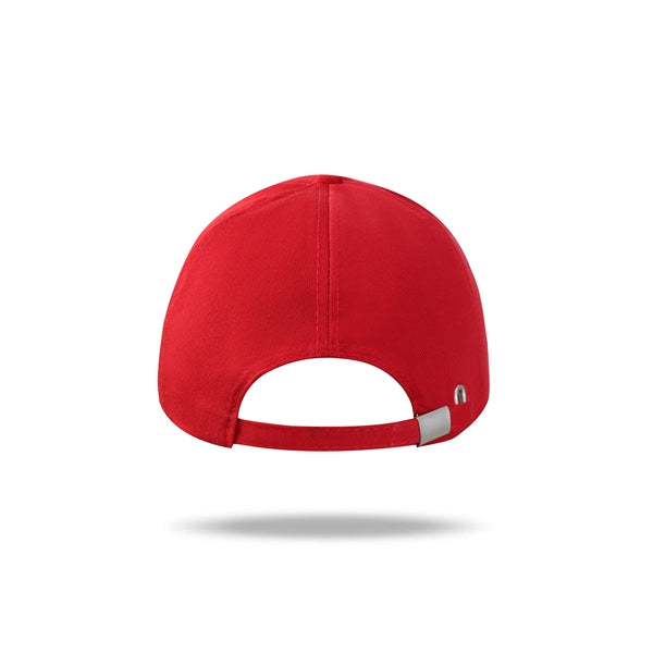 Structured 5-Panel Sandwich Bill Cap w/ Metal Tuck in Buckle