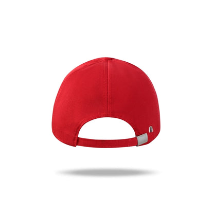 Structured 5-Panel Sandwich Bill Cap w/ Metal Tuck in Buckle