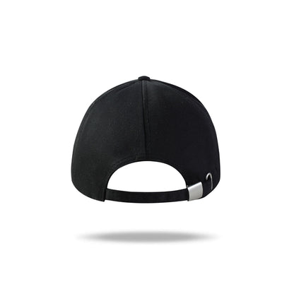 Structured 5-Panel Sandwich Bill Cap w/ Metal Tuck in Buckle