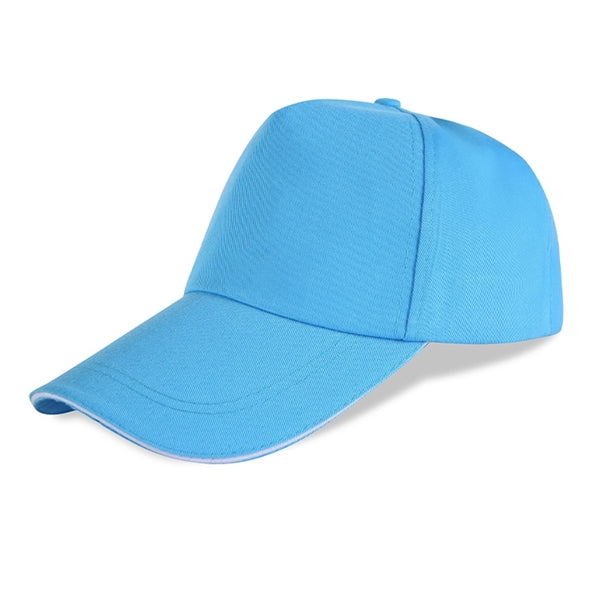 Structured 5-Panel Sandwich Bill Cap w/ Metal Tuck in Buckle